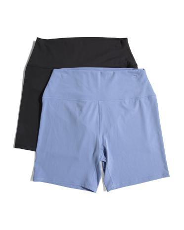 2pk Bike Shorts for Women | Polyester/Spandex Product Image