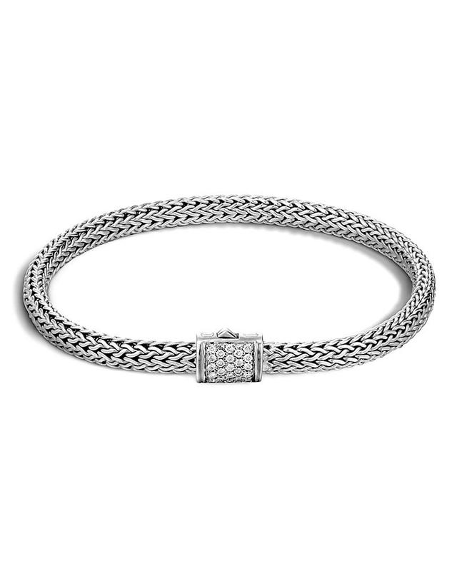 John Hardy Classic Chain 5mm Diamond Bracelet Product Image