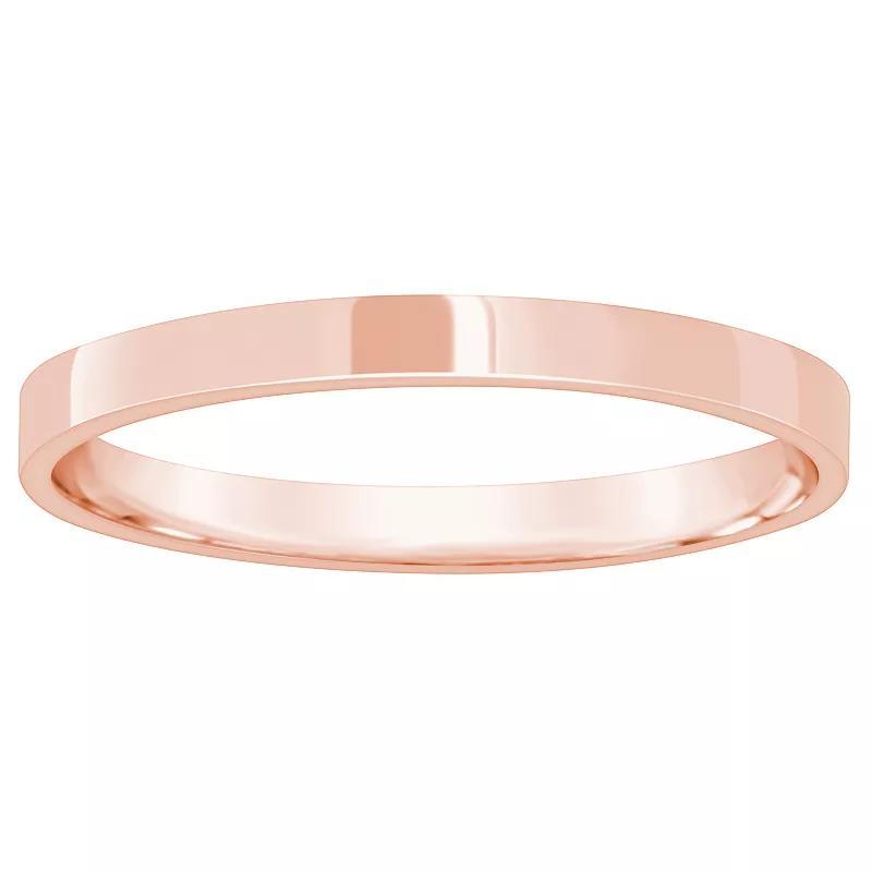 Alyson Layne Mens 10k Gold Flat Wedding Band Product Image