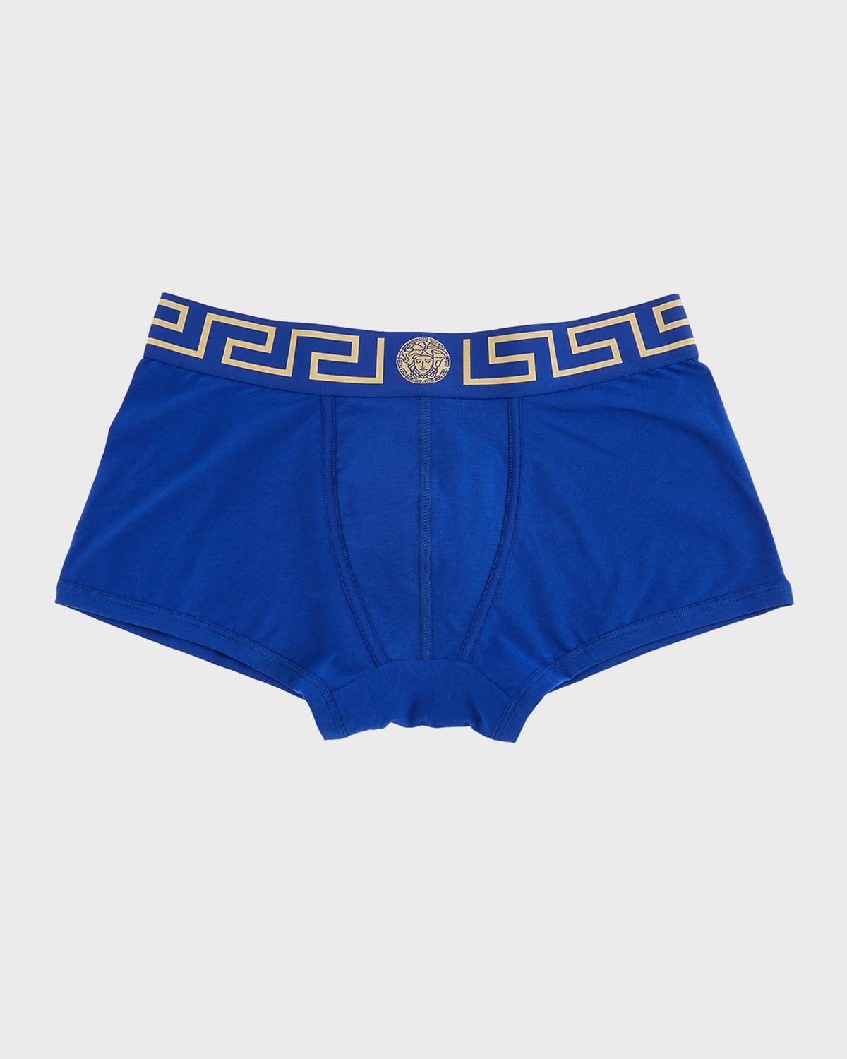 Versace Long Stretch Cotton Trunks Product Image