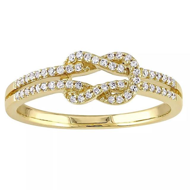 Stella Grace 14k Gold 1/6 Carat T.W. Diamond Infinity Ring, Womens, White Product Image