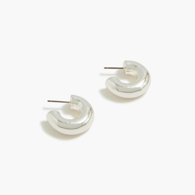 Chunky small hoop earrings Product Image