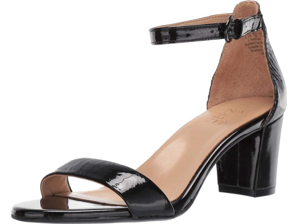 Naturalizer Vera Leather Ankle Strap Block Heel Dress Sandals Product Image