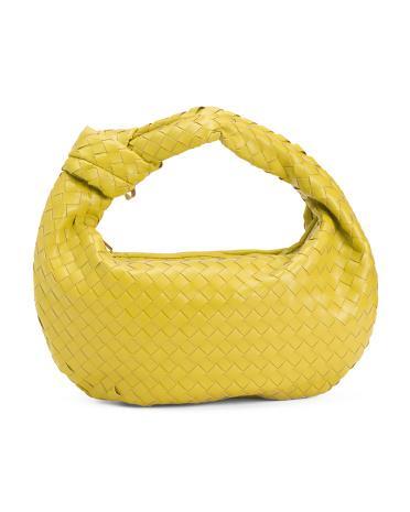 Woven Knot Oversized Shoulder Bag for Women Product Image