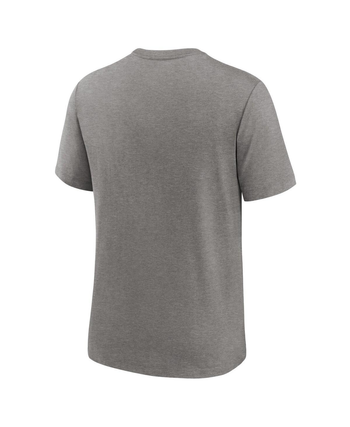 NIKE Men's Heather Charcoal San Diego Padres City Connect Tri-blend T-shirt Product Image