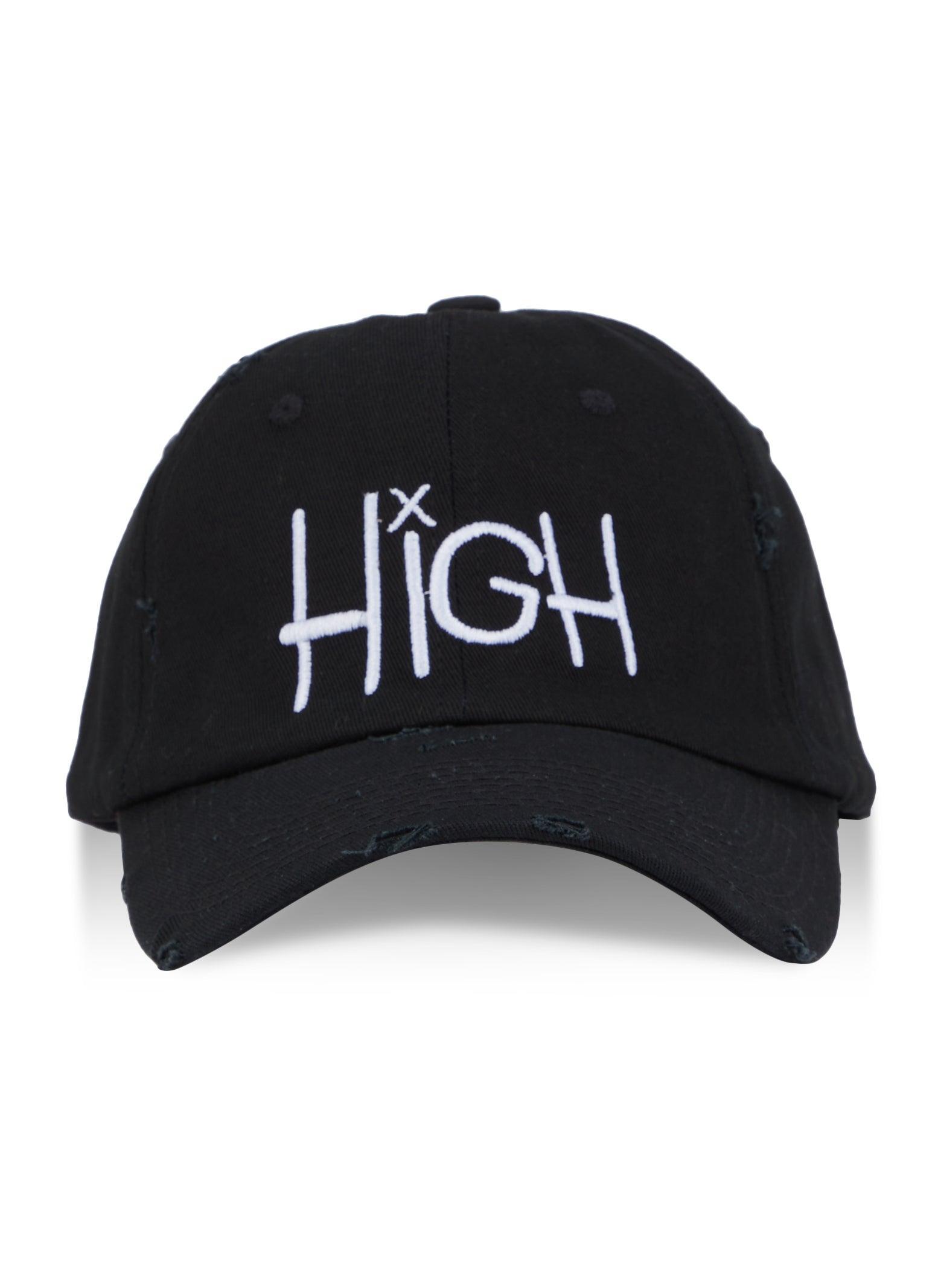 High Distressed Baseball Cap Female Product Image