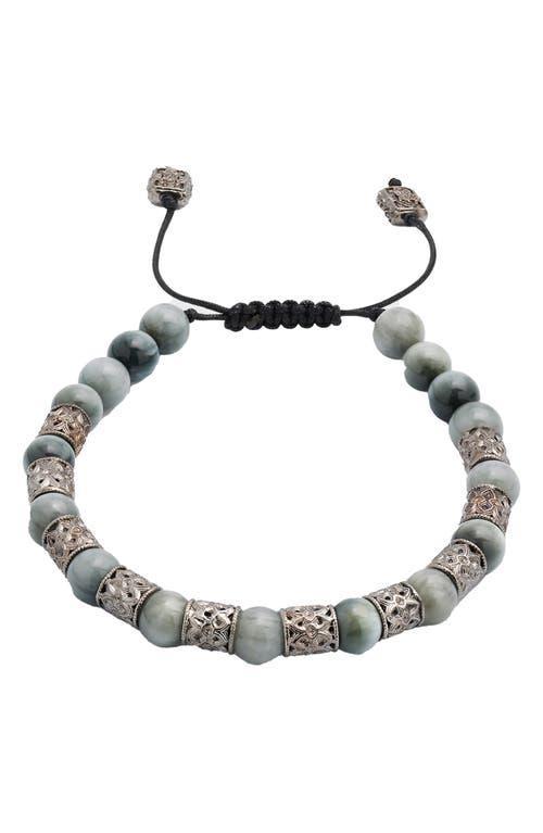 Mens Eagle Eye Beaded Bracelet Product Image