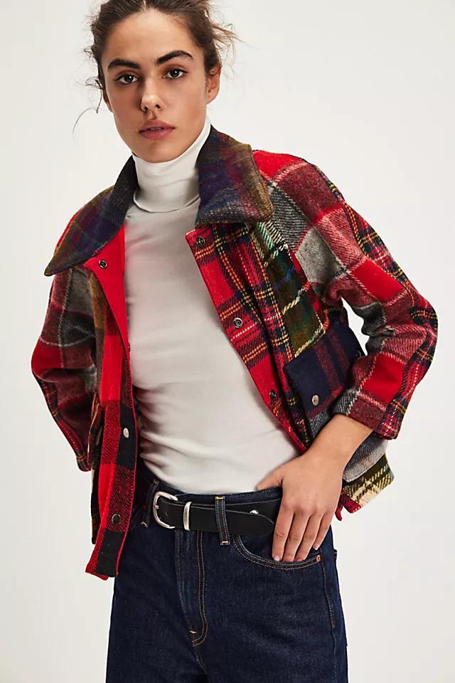 Carleen Mixed Plaid Laurel Swing Jacket Product Image