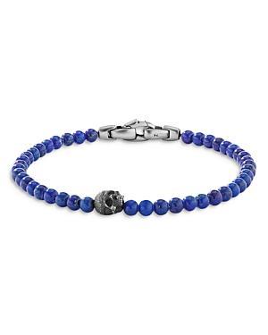 David Yurman Spiritual Beads Skull Bracelet with Lapis Lazuli Product Image