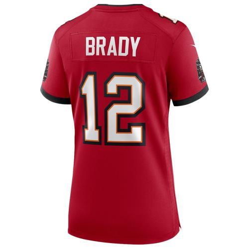 Nike Womens Tom Brady Nike Buccaneers Game Player Jersey - Womens Red Product Image