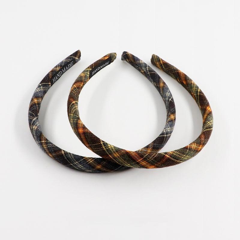 Plaid Headband Product Image