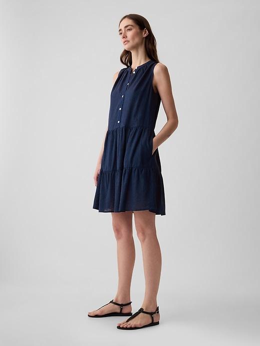 Eyelet Mini Shirtdress Product Image