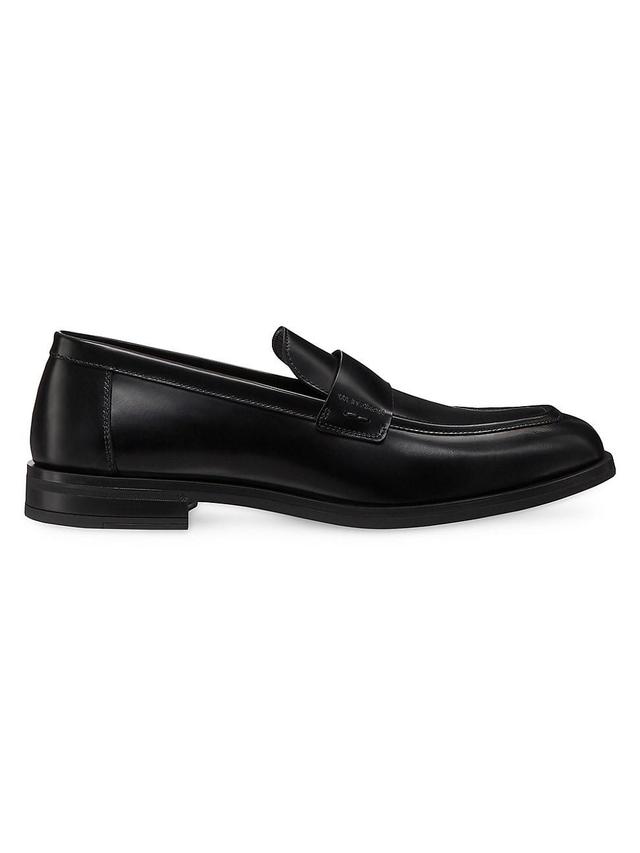 Mens Club Brushed Leather Slip-On Loafers Product Image