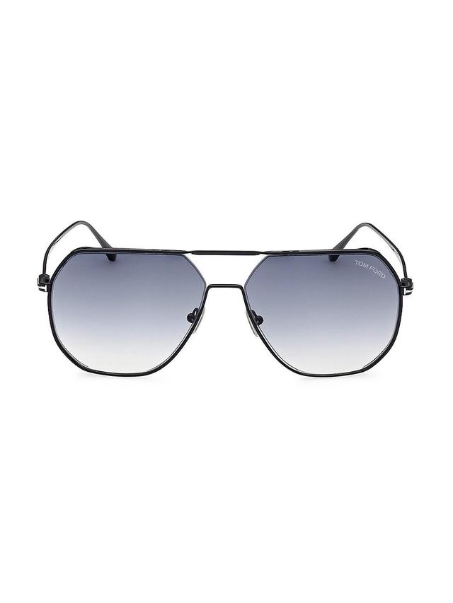 TOM FORD 59mm Polarized Navigator Sunglasses Product Image