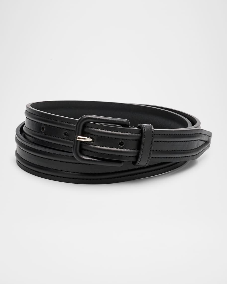 Mens Leather-Buckle Belt Product Image