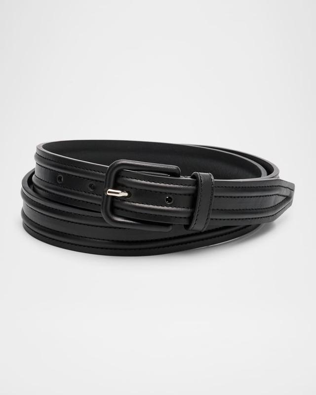 Men's Leather-Buckle Belt Product Image