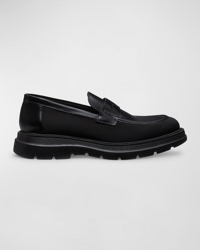 Mens Club Leather Casual Penny Loafers Product Image