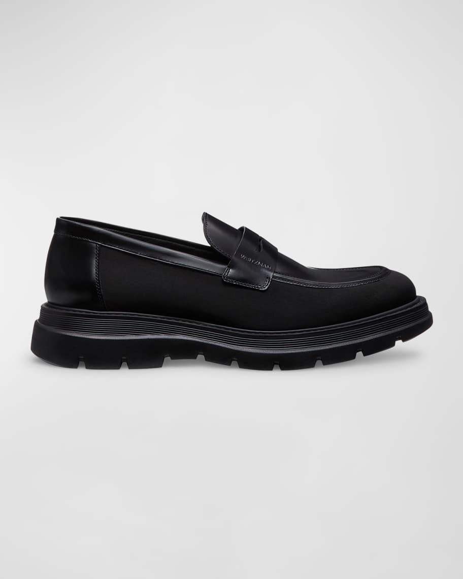 Men's Club Leather Casual Penny Loafers Product Image