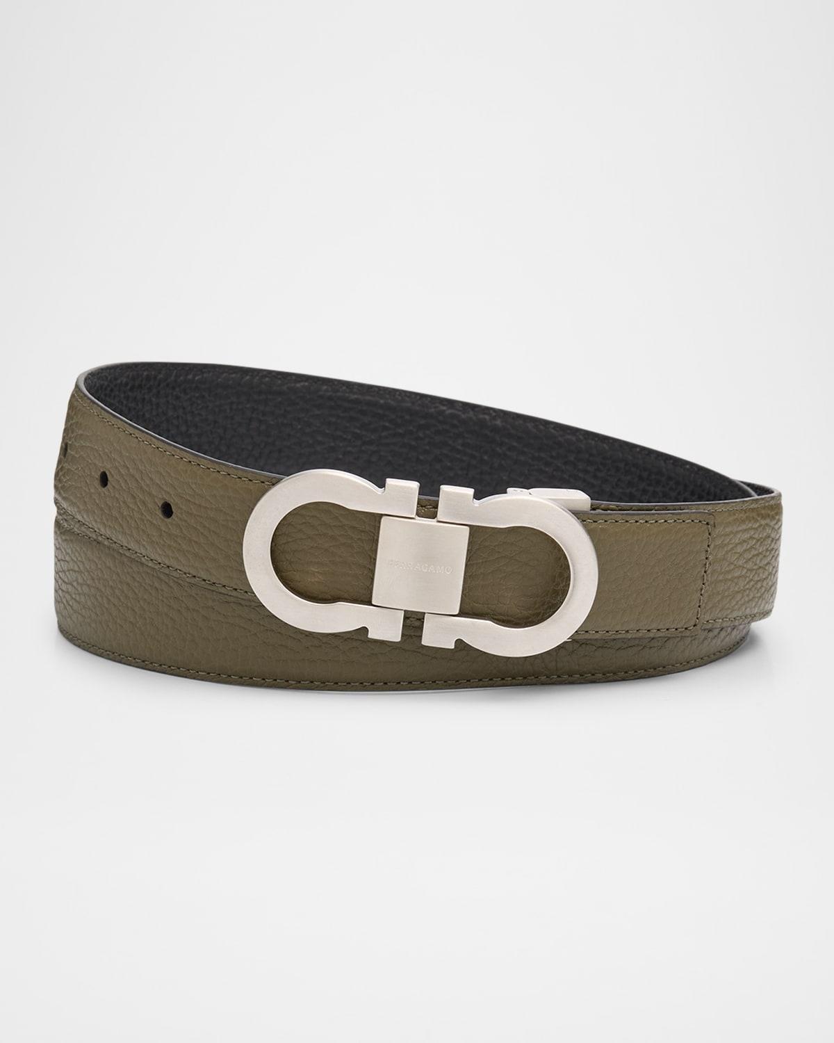 Men's Gancini Reversible Leather Belt Product Image