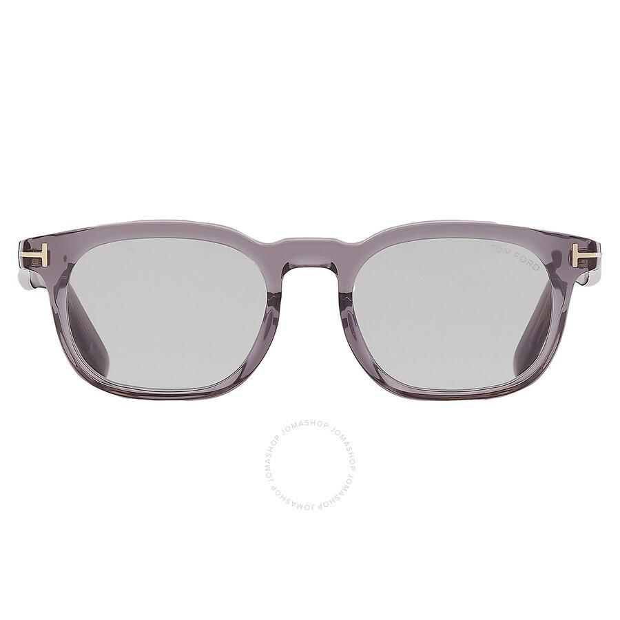 TOM FORD Smoke Square Men's Sunglasses Ft1122-d 20a 52 In Purple Product Image