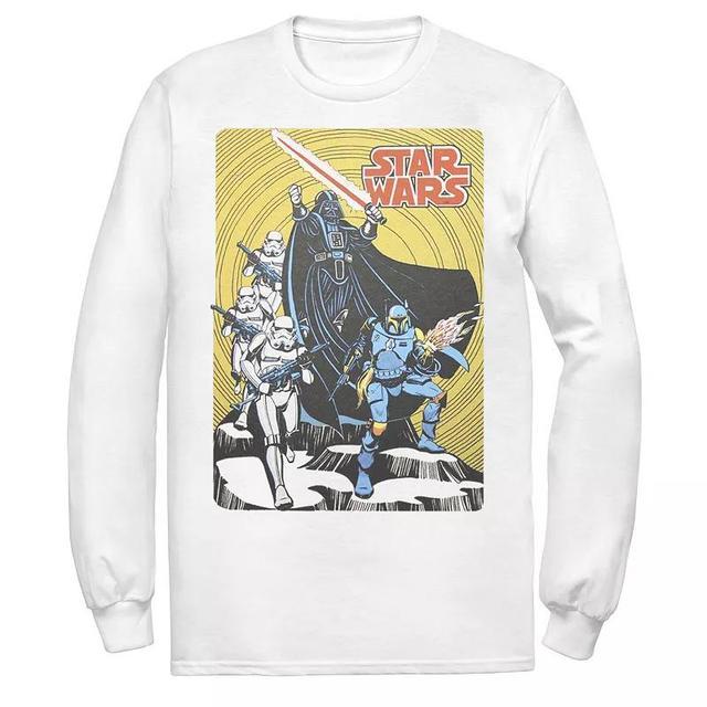 Mens Star Wars Vintage Group Shot Poster Tee Product Image