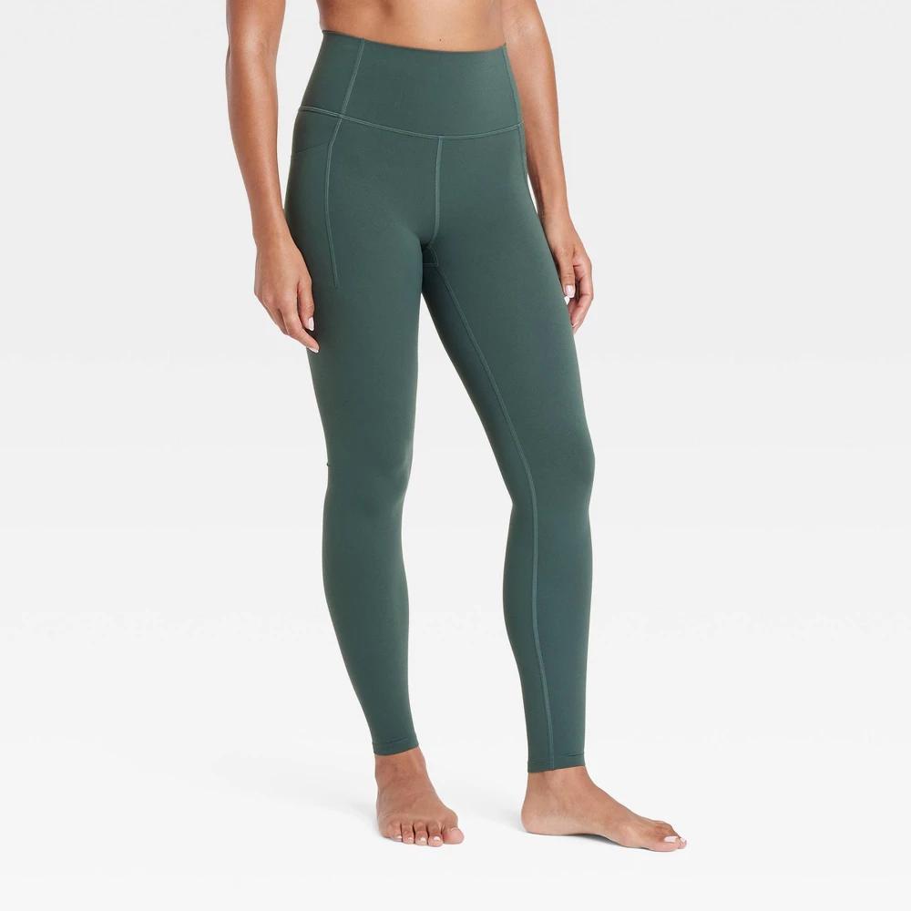 Womens Everyday Soft Ultra High-Rise Pocketed Leggings - All In Motion Dark M Product Image