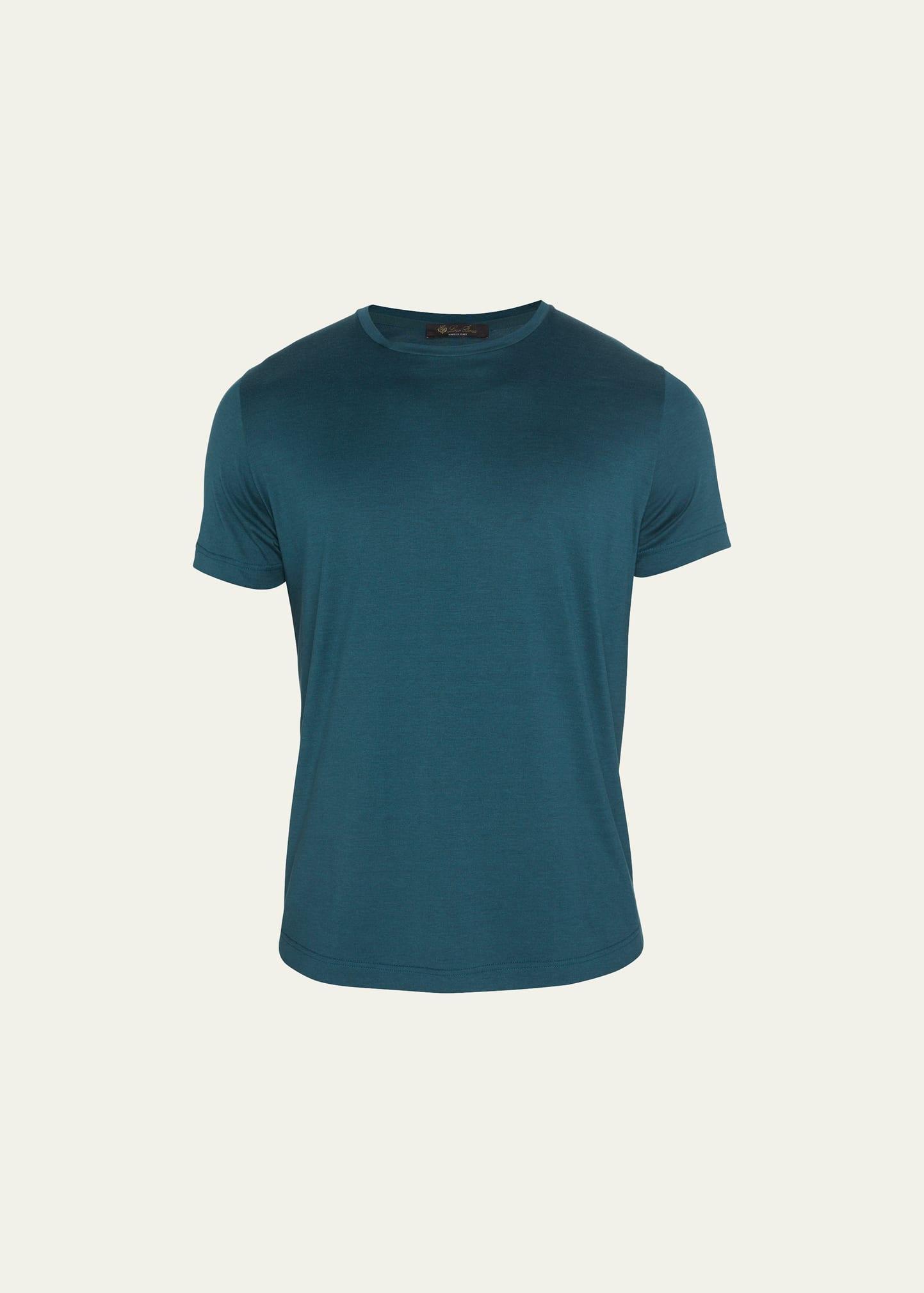 Mens Silk-Blend Tee Product Image