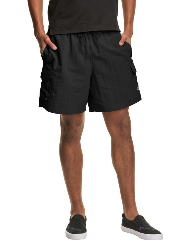 Mens Champion Take A Hike Cargo Shorts, 7 Black S Product Image