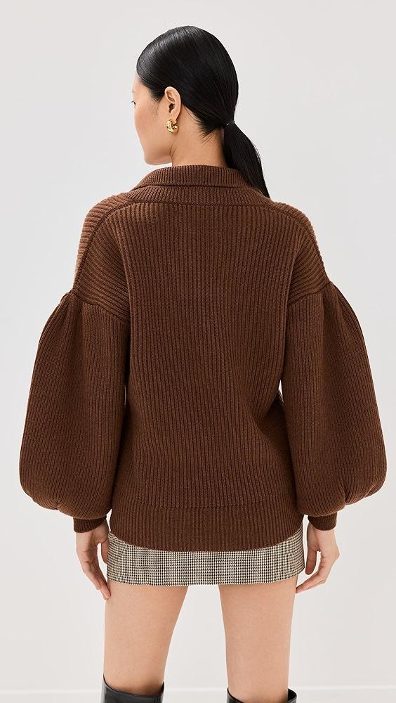 Kika Vargas Greta Sweater Tobacco Cashmere | Shopbop Product Image