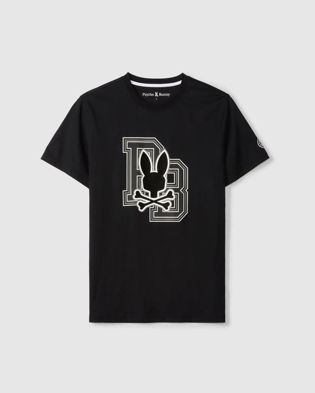 Psycho Bunny Men's Zack Graphic Tee 001 BLACK Product Image