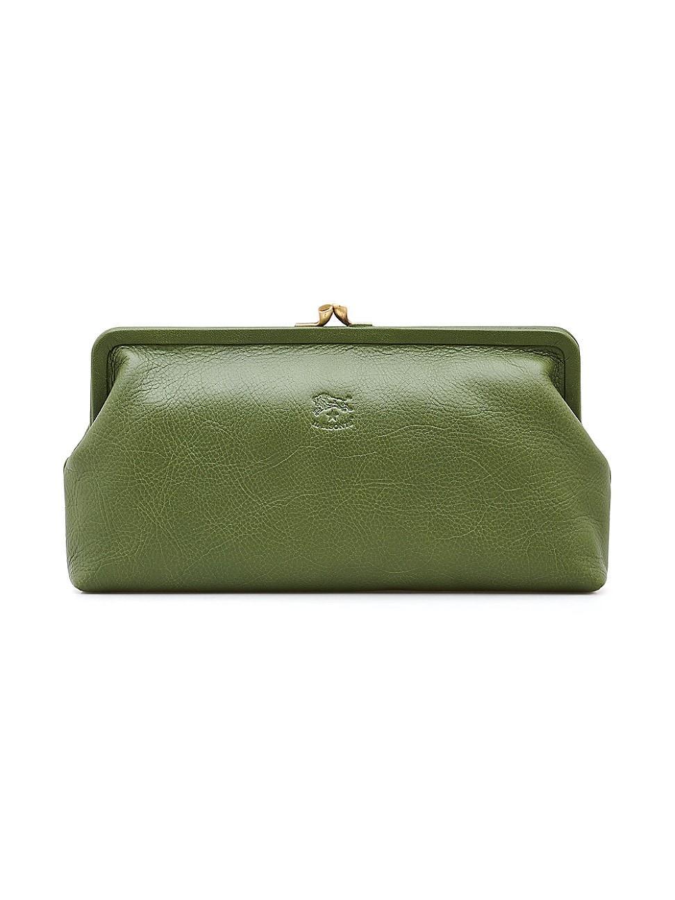 Womens Manuela Leather Clutch Product Image