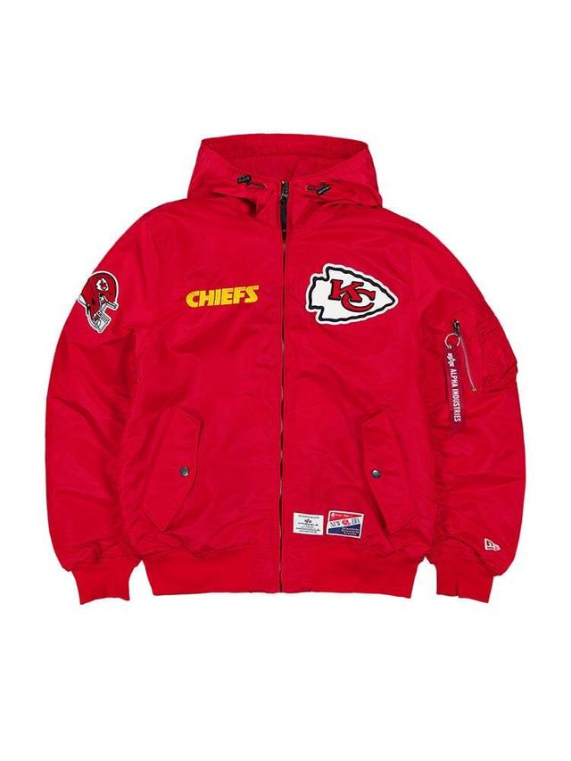 KANSAS CITY CHIEFS X ALPHA X NEW ERA L-2B BOMBER JACKET Product Image