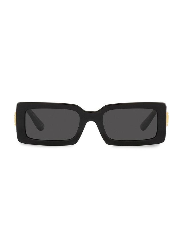 Mens 53MM Rectangle Sunglasses Product Image