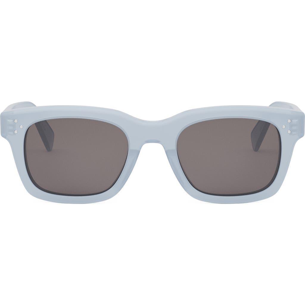 CELINE Bold 3 Dots 50mm Square Sunglasses In Grey/other/smoke Product Image