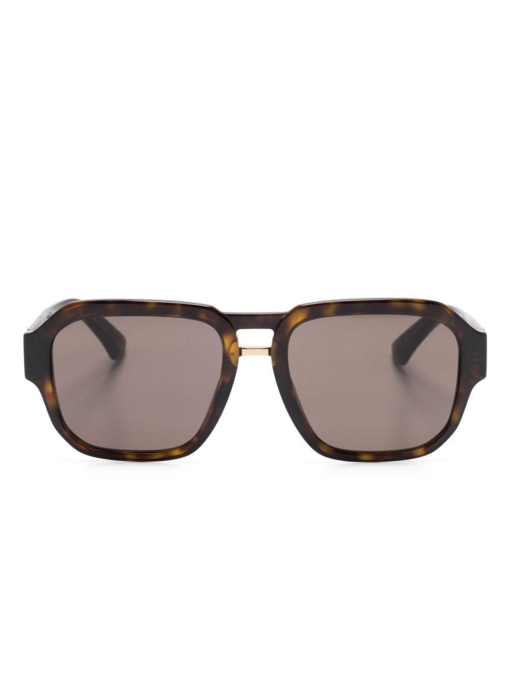 Dg4464 Sunglasses In Brown Product Image