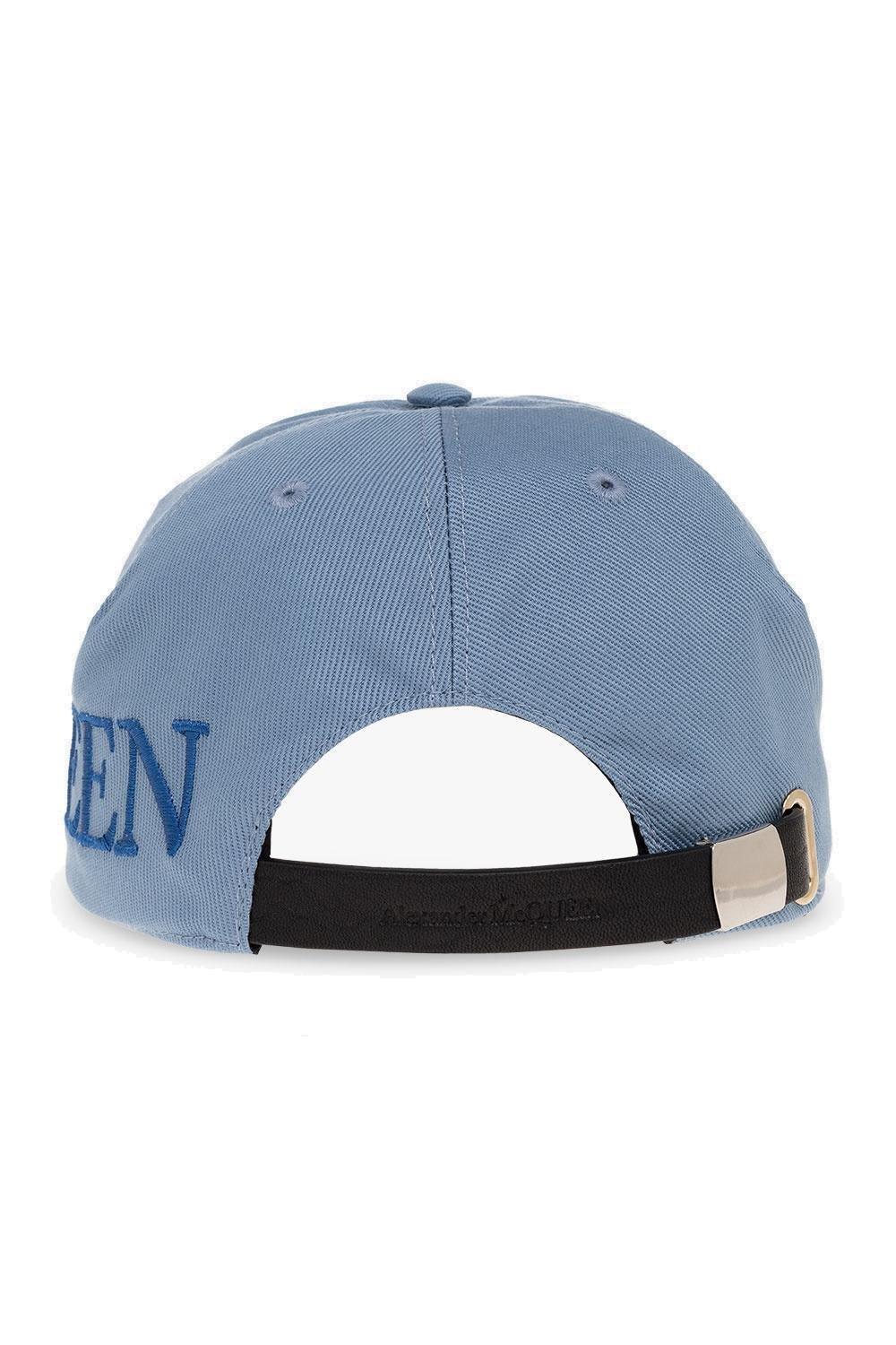 Embroidered-logo Baseball Cap In Light Blue Product Image