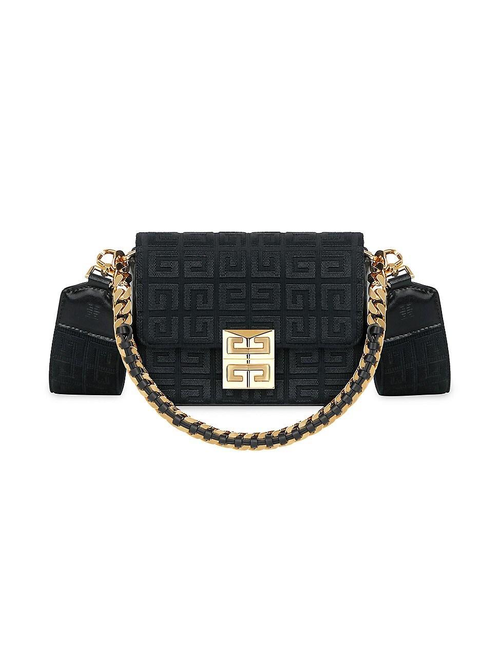 Womens Woven Chain Logo Crossbody Bag Product Image