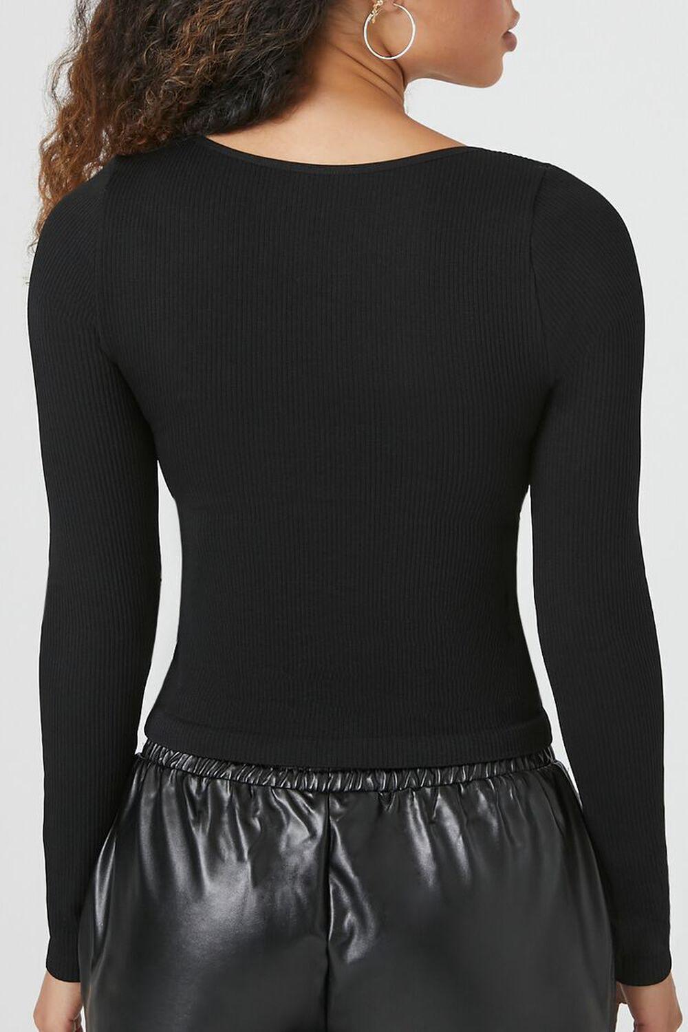 Seamless Ribbed Knit Top | Forever 21 Product Image