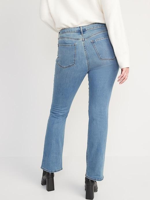 Mid-Rise Kicker Boot-Cut Jeans Product Image