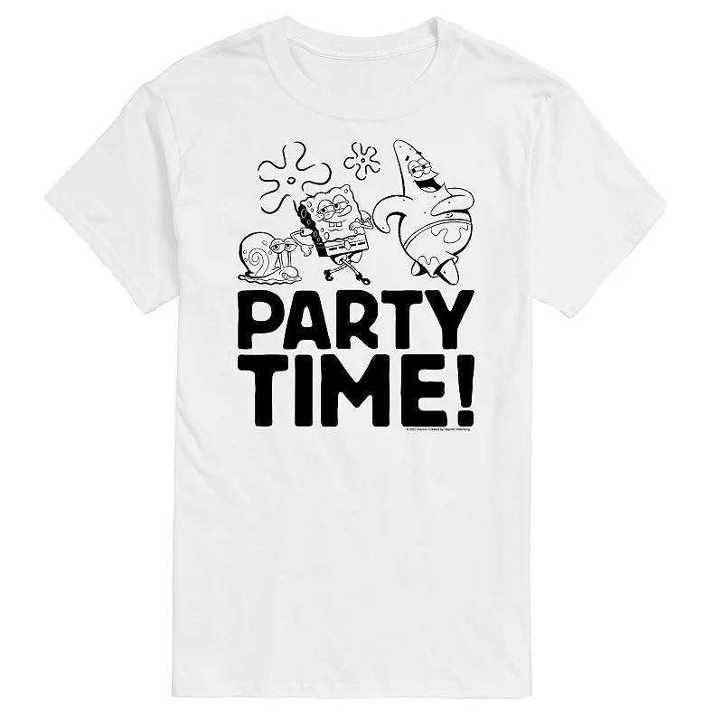 Mens Nickelodeon SpongeBob SquarePants Party Time Graphic Tee Product Image