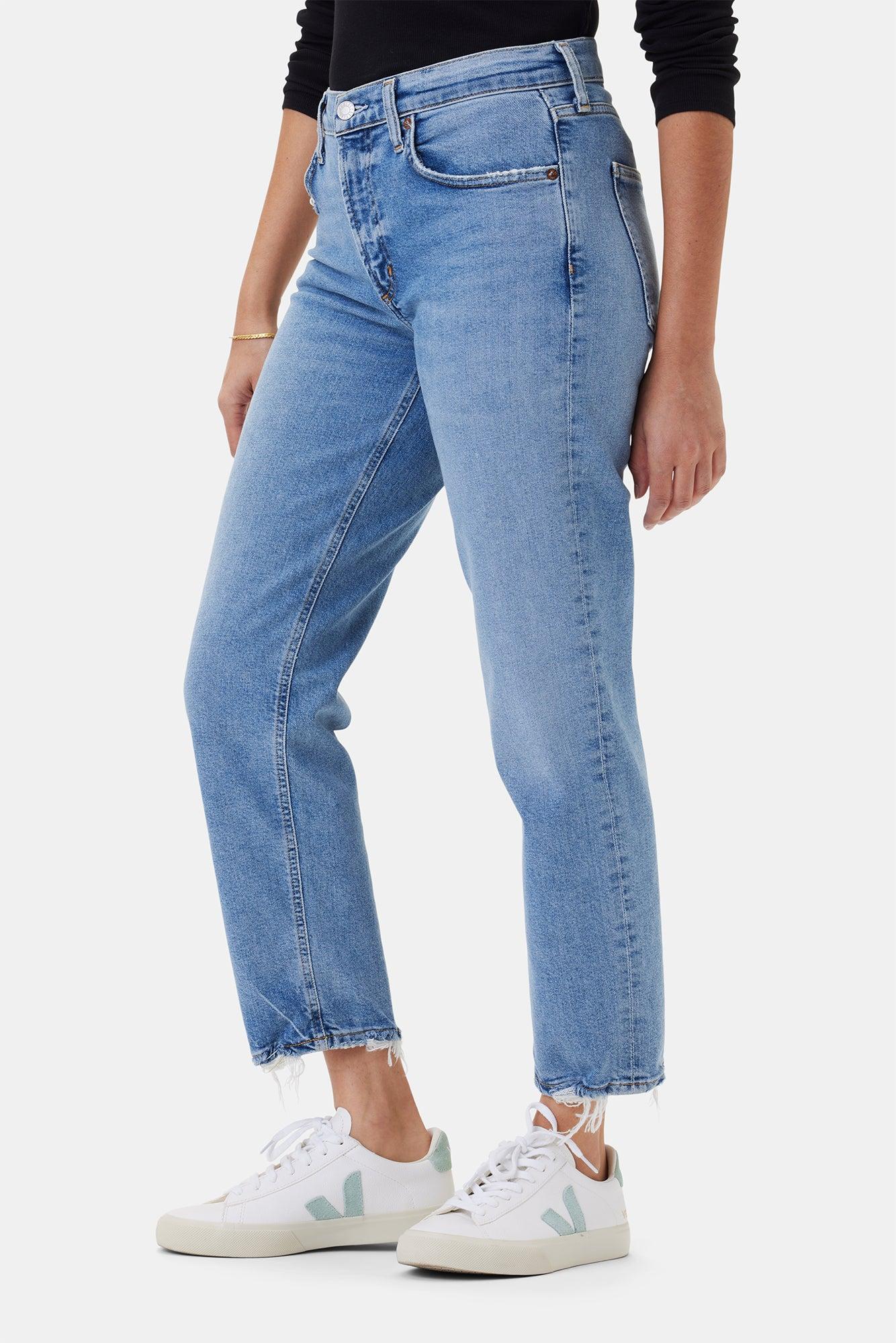 AGOLDE Kye Mid Rise Straight Crop Jean - Forseen Product Image