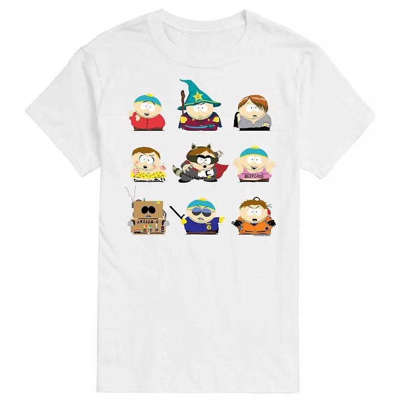 Mens South Park Cartman Grid Tee Product Image