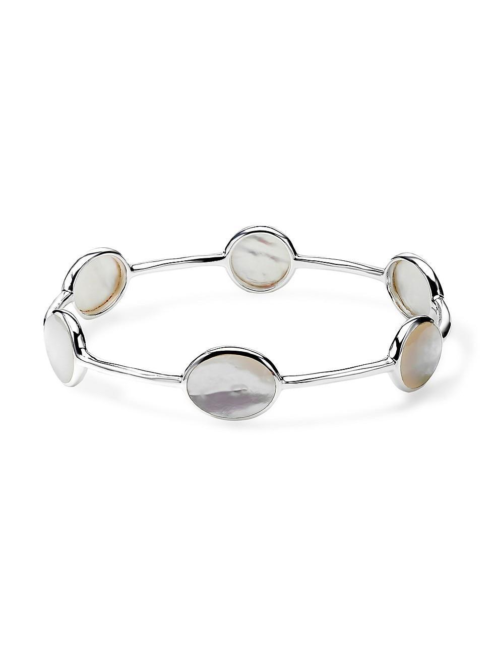 Ippolita Sterling Silver Rock Candy Mother of Pearl Bangle Bracelet Product Image