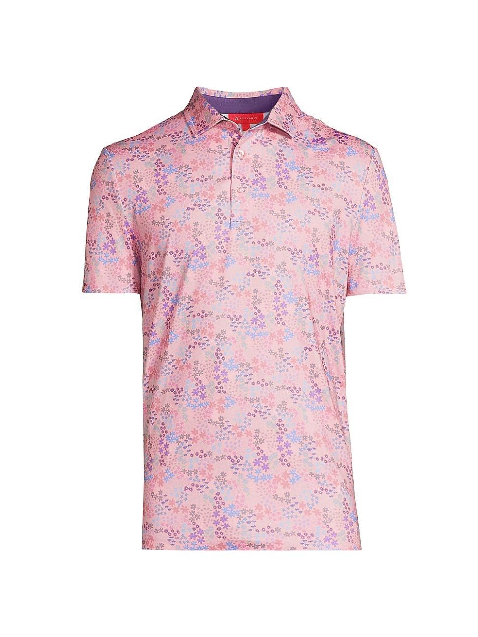 Mens Rhodes Floral Polo Shirt Product Image