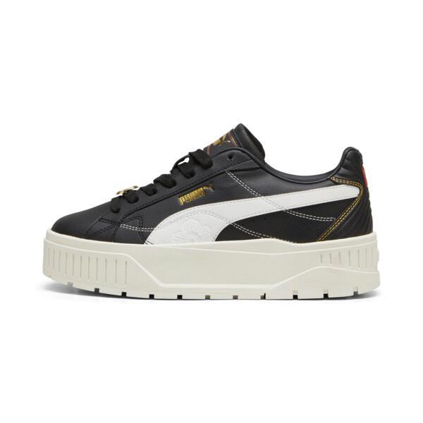 PUMA Karmen II Class Act Women's Sneakers in Black/White/Gold Product Image