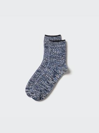 Mens Soft Pile Half Socks Black US8-US11 UNIQLO US Product Image