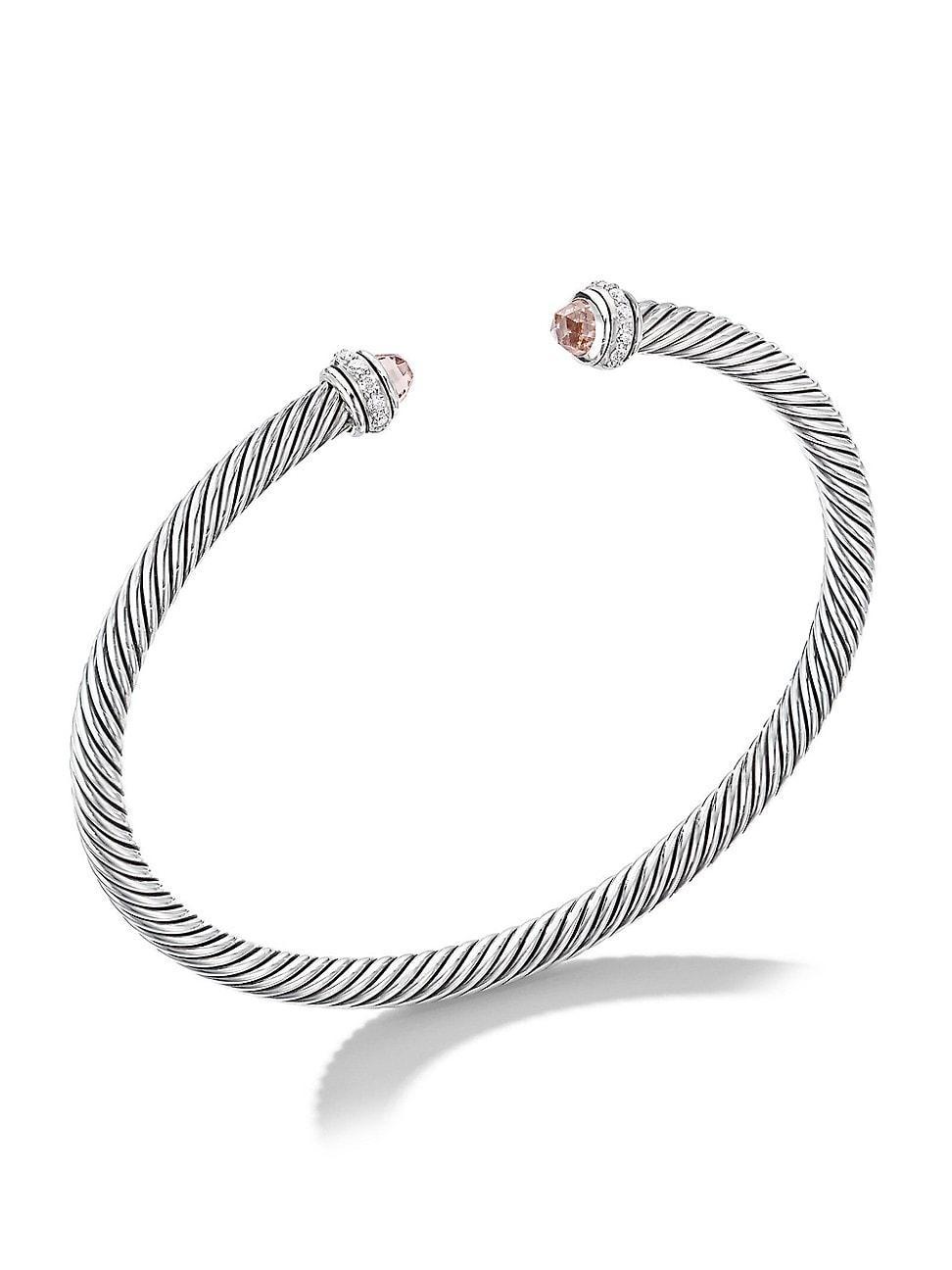 Womens Cable Classics Bracelet in Sterling Silver Product Image