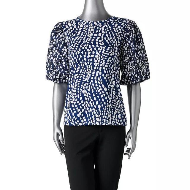 Womens Simply Vera Vera Wang Eyelet Sleeve Top Product Image