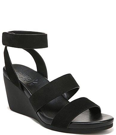 Naturalizer Ignite Nubuck Ankle Strap Casual Wedge Sandals Product Image