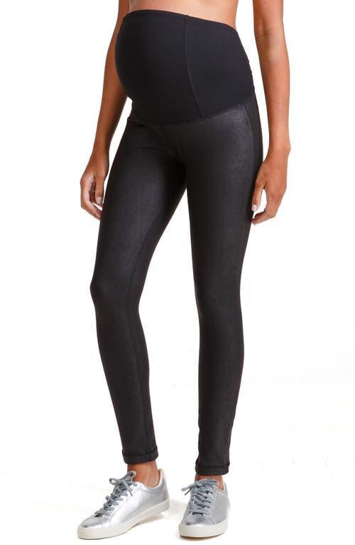 Ingrid & Isabel Faux Leather Maternity Leggings Product Image